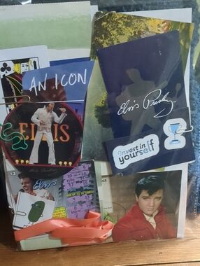 Elvis Presley Ephemera Junk Journal Kit - Multi Color